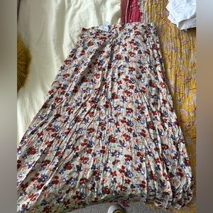 Vintage floral, midi skirt